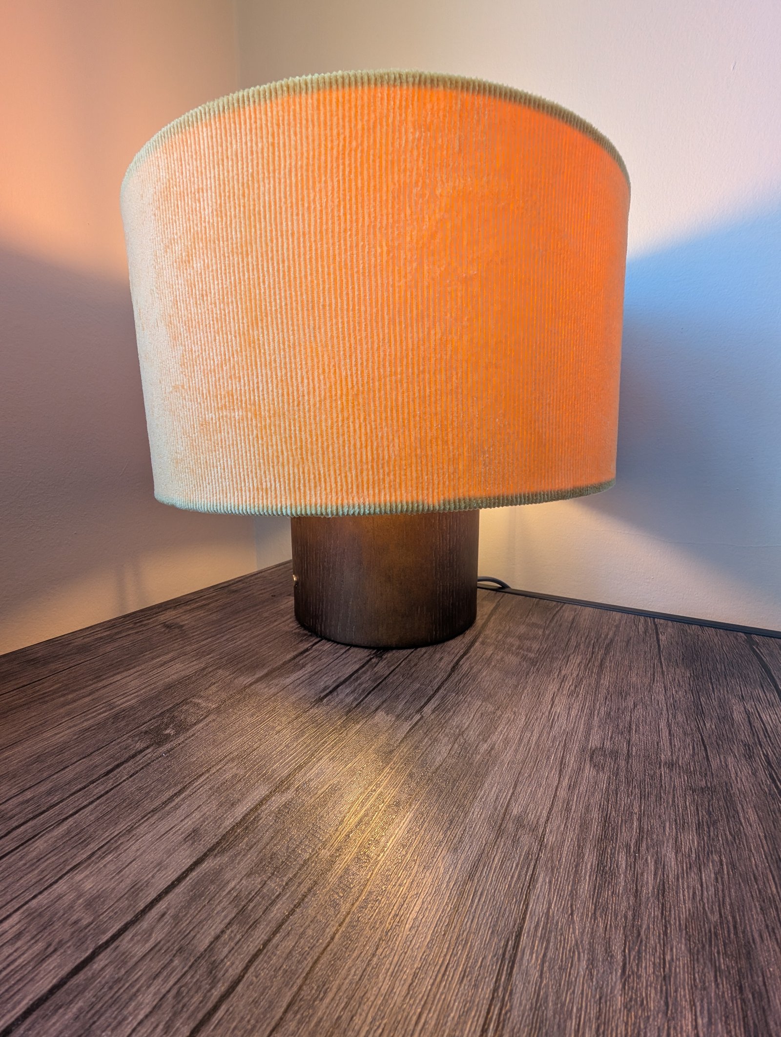 A warm lamp in the therapy room