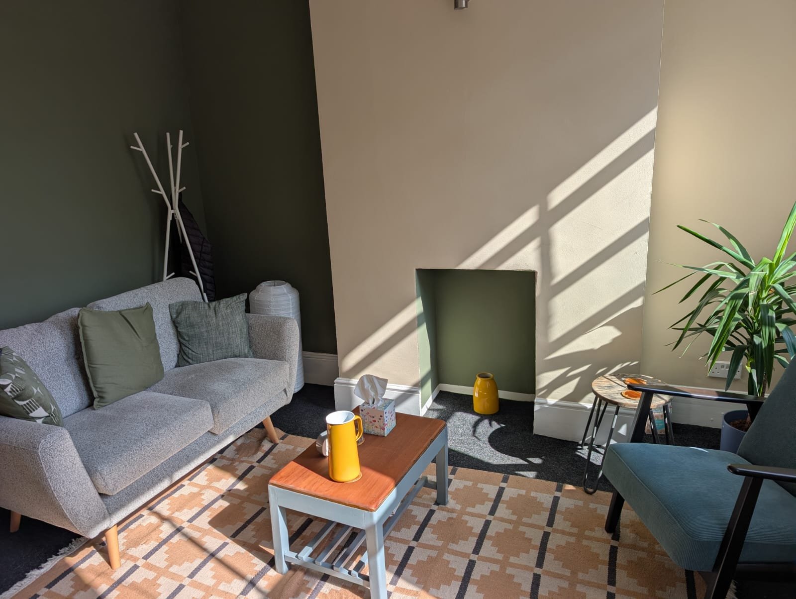 The therapy room at 231 Shoreditch High Street