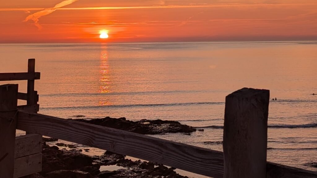 Sunset over Cornwall